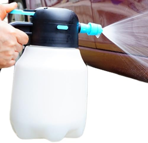 Spruzzatore Schiuma Elettrico - Cannone Schiumogeno 1.8L Senza Fili Ricaricabile USB,Ricaricabile USB Alta Pressione Per Giardino Barca Cantieri Agricoli