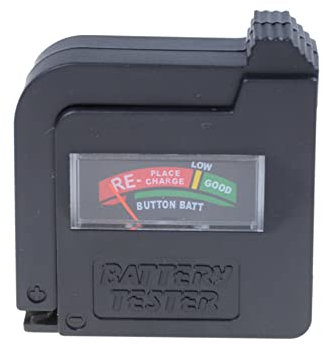 Xingdianfu Comprobador de pilas AAA AA C D 9V pilas de botón, comprobador de batería