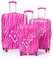 Barbie Valise pour Adultes et Enfants | Sac à Bagages Cabin Small, Medium ou Large Options | Femmes Filles Rose Poupée Logo Couverture Rigide Carry on Chariot De Voyage
