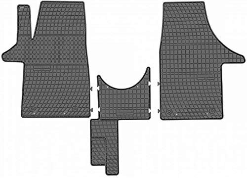 AGCPdirect 1513 Gummi Matten Fußmatten Set für VW Transporter T5 2003-2015
