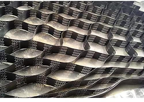 Griglia di ghiaia resistente per passerella e vialetto da 5 cm, stabilizzatore a terra per cortile, patio e paesaggistica, rete per pavimentazione anti deformazione, 3,5 x 6 m, accessorio da lavoro
