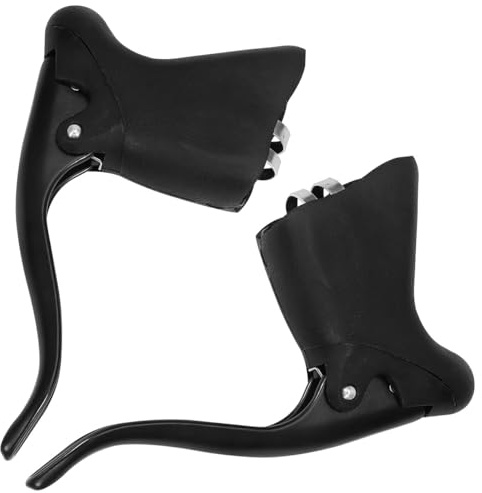 ULTECHNOVO Palancas de Freno para Bicicleta de Aleación de Aluminio Compatibles con Manillares de Duraderas y Ligeras para Frenos Delanteros y Traseros Color Negro