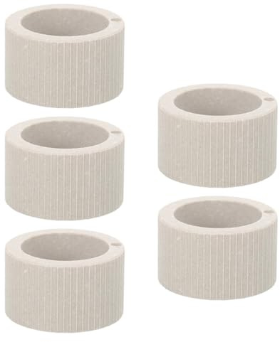 Itkcozcg Lot de 5 anneaux d'ancrage pour plantes d'aquarium en céramique pour sécuriser le jardin sous-marin Decoratopm Fishtanks Accessoires de paysage Ancres pour plantes d'aquarium