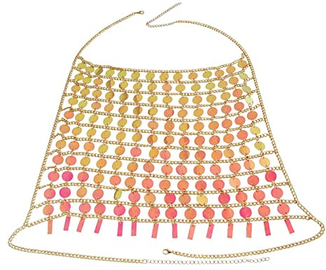 Chaîne Corporelle Femme Bohème Perles | alliage durable, perles colorées, ajustable, parfait pour club
