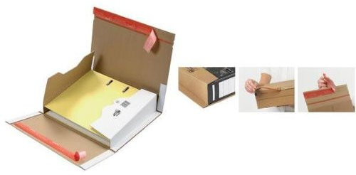 ColomPac Ordner-Versandkarton, weiß, für Ordner DIN A4 VE=1