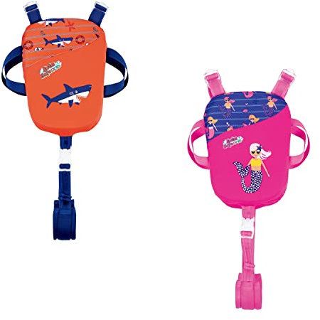 Bestway Swim Safe Schwimmhilfe, mit Textilbezug, für Kinder 1-3 Jahre (S), Mehrfarbig, 32172-19