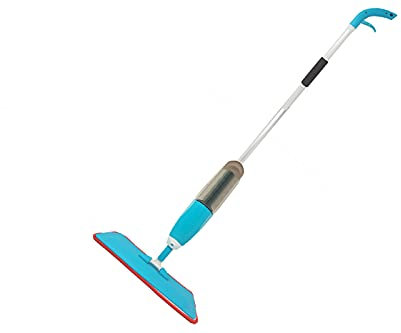 YASTA Scopa Spray con Serbatoio Panno Microfibra Pavimenti Lava asciuga