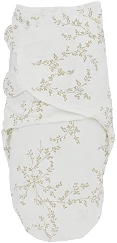 Meyco Baby Branches Pucksack, Erstausstattung Neugeborene (Pucktuch für Babys ab 4-6 Monaten, weicher Schlafkomfort, atmungsaktiv und feuchtigkeitsabsorbierend, Einschlafhilfe), Sand