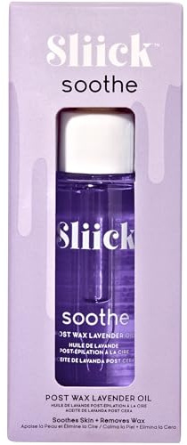 Sliick Soothe Post Wax Oil with Lavender - Soothing After Waxing Oil Treatment, After Wax Care for Bikini Area & Body, 1 oz