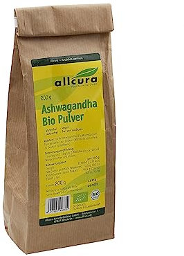 Ashwagandha Bio Pulver 200 g | Reines Pulver ohne Zusätze | Zertifizierte Bio-Qualität
