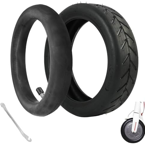 Ruedas y Cámara de Aire de 8,5 Pulgadas, Ruedas Patinete Electrico, Neumáticos Inflables Universales, Compatible con M365/Pro2/4 Lite/1S/MI3/Essential, Neumáticos 8 1/2 x 2 para Scooter Eléctrico ﻿