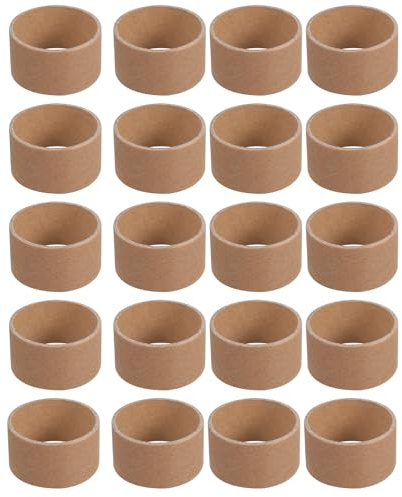 Sosoport Rollos de Tubos de Cartón Redondos Marrones Papel para Pintar y Cortar 20 para Manualidades Infantiles Material Esencial para Niños en Casa