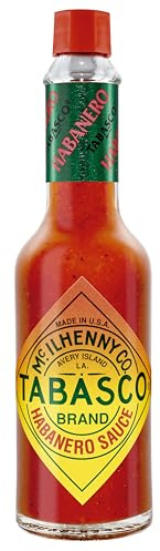 Tabasco Habanero - Salsa Picante Sabor Fuerte, Elaborada Con Chiles Habaneros, Ideal Para Dar Un Toque Atrevido A La Cocina, 60 ml