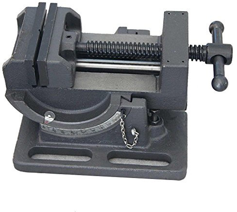 KATSU Tornillo de Banco Inclinable 4 100mm Profesional Taladro de Pilar Máquina de Fresado Ángulo de Inclinar Tornillo Mesa Banco de Trabajo Abrazadera para Trabajo de Acero