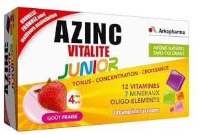 Arkopharma azinc vitalité junior gout fraise 30 capsules