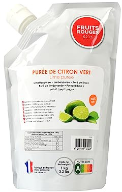 Purée/jus de fruits - Citron vert 1kg - FRUITS ROUGES & Co.