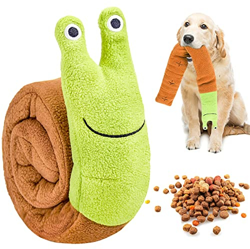 MINSHUIXI Juguete para Perros, Rompecabezas Intelectual, Entrenamiento de Olores, Resistente a Mordeduras Molares, Doble Juego de Seguridad, Material no Tóxico, Regalo de Cumpleaños para Perros