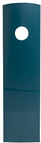 EXACOMPTA - Rif. 18228D MAG-CUBE NEO DECO, raccoglitore per riviste, raccoglitore per documenti, cataloghi, riviste larghezza 8,2 cm, per formati A4 e A4, colore blu anatra