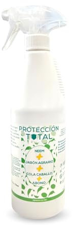 PLANTAWA Protección Total 750ml | Jabón Potásico con Aceite de Neem | Materia Prima de Uso General | Formulación Concentrada, Soluble en Agua, Fácil de Manipular y Dosificar