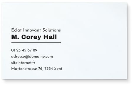 50 bis 5000 Individuelle Visitenkarten Classic - UTTSCHEID (5)