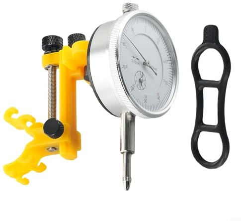 Supporto per ruota di bicicletta, strumenti di regolazione dei cerchi per bici, con indicatore percentuale, design di montaggio adattivo (BT110A)