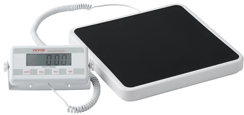 VEVOR Balance Pèse Personnes Médicale Portable Numérique Professionnelle, Tapis Antidérapant, 2 Unités kg/lb, Fonction Maintien et Tare, Capacité 250 kg, pour Médecin, Salle de Sport, Maison, Hôpital