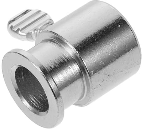 Cabilock Rotisserie Spit Stopper, Replacement BBQ Grill Rack Accessory with Chrome-Plated Forks, Adjustable Height, Easy Installation for Gas Grills (Metal Rod Bolt, Universal Fit)