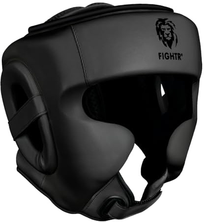 FIGHTR MMA Kopfschutz mit bestem Sitz für maximalen Schutz | Boxhelm für Sparring | Verstellbare Größe für Boxen, MMA, Muay Thai, Kickboxen & Kampfsport