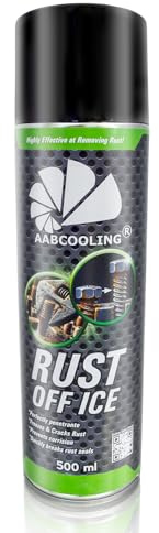 AABCOOLING 1x 500ml Rust Off Ice – Corrosion Converter Spray, Rapid Rust Removal & Protection, Cold Shock Technology, Corrosion Stop, Car Motorbike Power Tools – Metal Treatment, Neutralizer Inhibitor