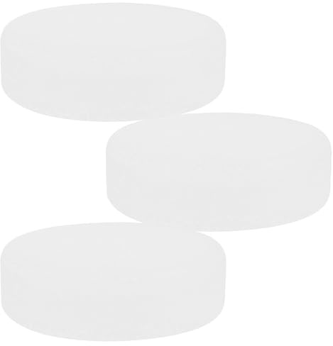 Mikinona 3 Pezzi Puck da Hockey su Ghiaccio Luminosi per Allenamento Dimensione Ufficiale Leggeri e Antiriflesso Puck da Pratica per Hockey Notturno e Sport all Aperto Resistente