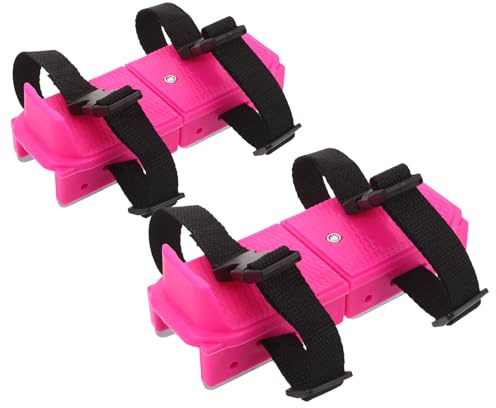 SUPVOX 1 paio di pattini da ghiaccio regolabili da 16-21 cm, pattini da neve invernali per bambini e principianti, scarponi da sci corti per sport all'aria aperta, mini attrezzatura da sci e