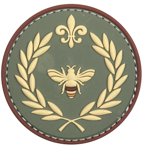 napoleon bonaparte abeille embleme drapeau france francais lys empereur empire ecusson pvc relief 6cm patch insigne corse