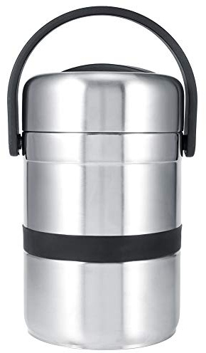 Termo Comida Caliente de Acero Inoxidable, 1,8 L Contenedor Aislante de Alimentos Termica Aislada, para Adulto Hogar Oficina Escuela Camping Exterior
