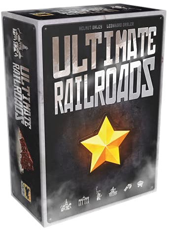 Hans im Glück, Ultimate Railroads, Expertenspiel, Strategiespiel, 1-4 Spieler, Ab 12+ Jahren, 40+ Minuten, Deutsch