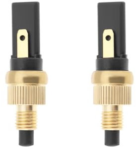 VGOL 2 Pezzi 6 Mm Guscio In Rame Luci Freno Moto Luci Posteriori Spine Interruttore Freno Anteriore E Posteriore Compatibile Con Yamaha Compatibile Con Aprilia 37x11 Mm