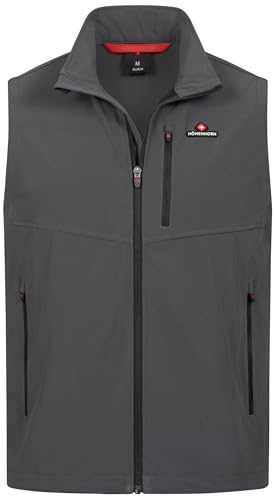 Höhenhorn Allalin Herren Weste Softshell Grau Gr. XL