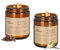 Obisesio Candele 2 Pack, Candele per la casa profumata, Aromaterapia Candela Set regalo per le donne Cera di soia Lunga durata Ambra Jar Candele regalo per Madre San Valentino (Caffè E Vaniglia)