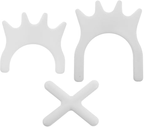 NOLITOY Lot de 3 Têtes de Pont de Queue de Billard en Plastique, Accessoires pour Queue de Snooker, Compatibles Ponts Standard, pour Salle de Billard et Jeux de Précision