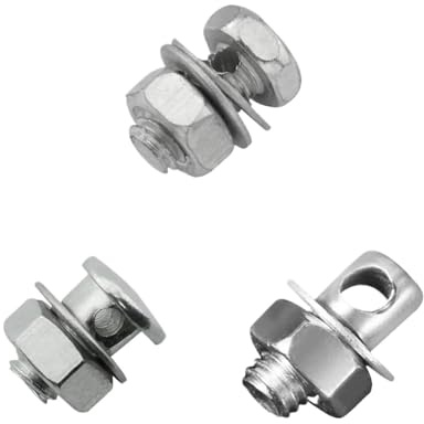 Cable Anchor Bolt 100Pcs Cable Anchor Bolt Brake Cable Regulator Clamp for Throttle Choke Cable Brake Beans Brake Cable Adjuster Cable Anchors for Bicycle Bikes(13MM)