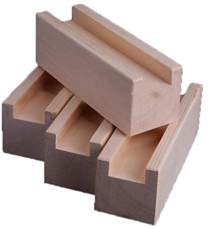 4-pack trämöbler höjare justerbara skrivbords- och sänghissar 5 cm höjdlyft elefantfötter bord benlyftare enkel installation för hem och kontor