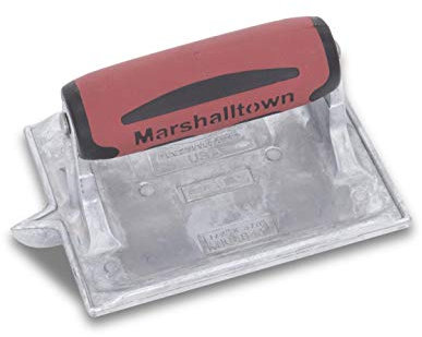 Fraise à rainurer en zinc Marshalltown, R 6 mm, L 10 mm, P 19 mm avec manche DuraSoft, en zinc, pour sol et béton, dimensions : 152x111 mm