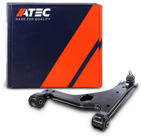 ATEC Germany 1x Brazo de control eje delantero, delantero inferior izquierdo con casquillo de cojinete y rótula compatible con OPEL ASTRA G, ASTRA H, MERIVA B, VECTRA B, ZAFIRA B, ZAFIRA A