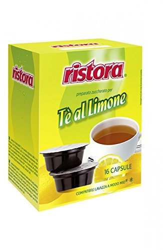 I0388 32 CAPSULE RISTORA TE' AL LIMONE COMPATIBILE LAVAZZA A MODO MIO