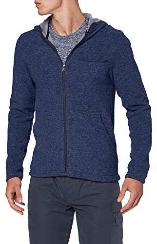 Marmot Herren Ryerson Fleece Hoodie Jacke, Dark Indigo Heather, XL