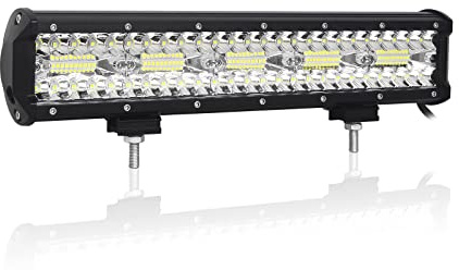Willpower 15 Zoll 38CM 300W Led Arbeitsscheinwerfer Bar Led Scheinwerfer 12V 24V Wasserdicht Flutlicht Spot Combo Led Bar für Offroad Auto Traktor Zusatzscheinwerfer Rückfahrscheinwerfer Lightbar
