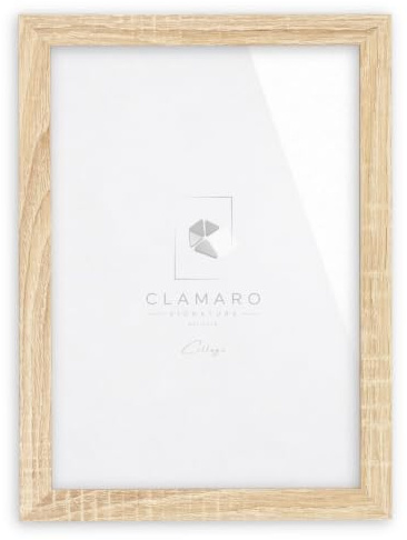 Clamaro Multipla collage, MDF, Sonoma-ek, 24 x 34 cm