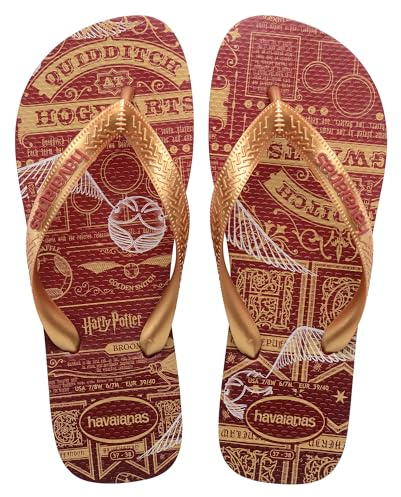 Havaianas Top Harry Potter Unisex - Adulto FlipFlop Mahogany 33 EU