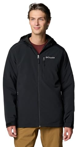 Columbia Gate Racer Softshell, Chaqueta De Softshell Cortavientos Hombre, Black, L