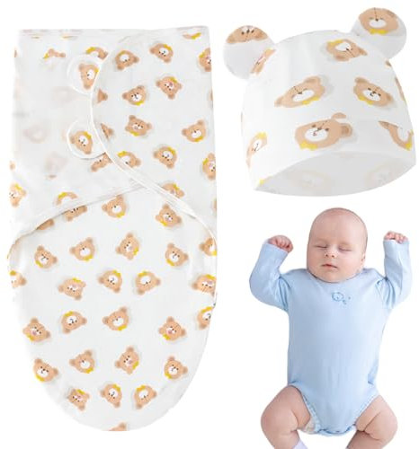 Goowafur Pucktücher für Neugeborene, Pucktücher für das Kinderzimmer,Atmungsaktive Puckdecke mit Mütze - Hautfreundliche, Bequeme Pucktücher für Neugeborene, Mädchen und Jungen