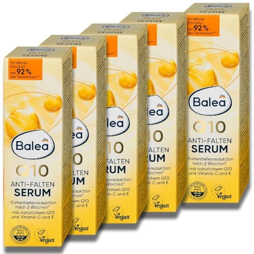 5er Pack: 5 x Balea Serum Q10 Anti-Falten, 5x 30 ml